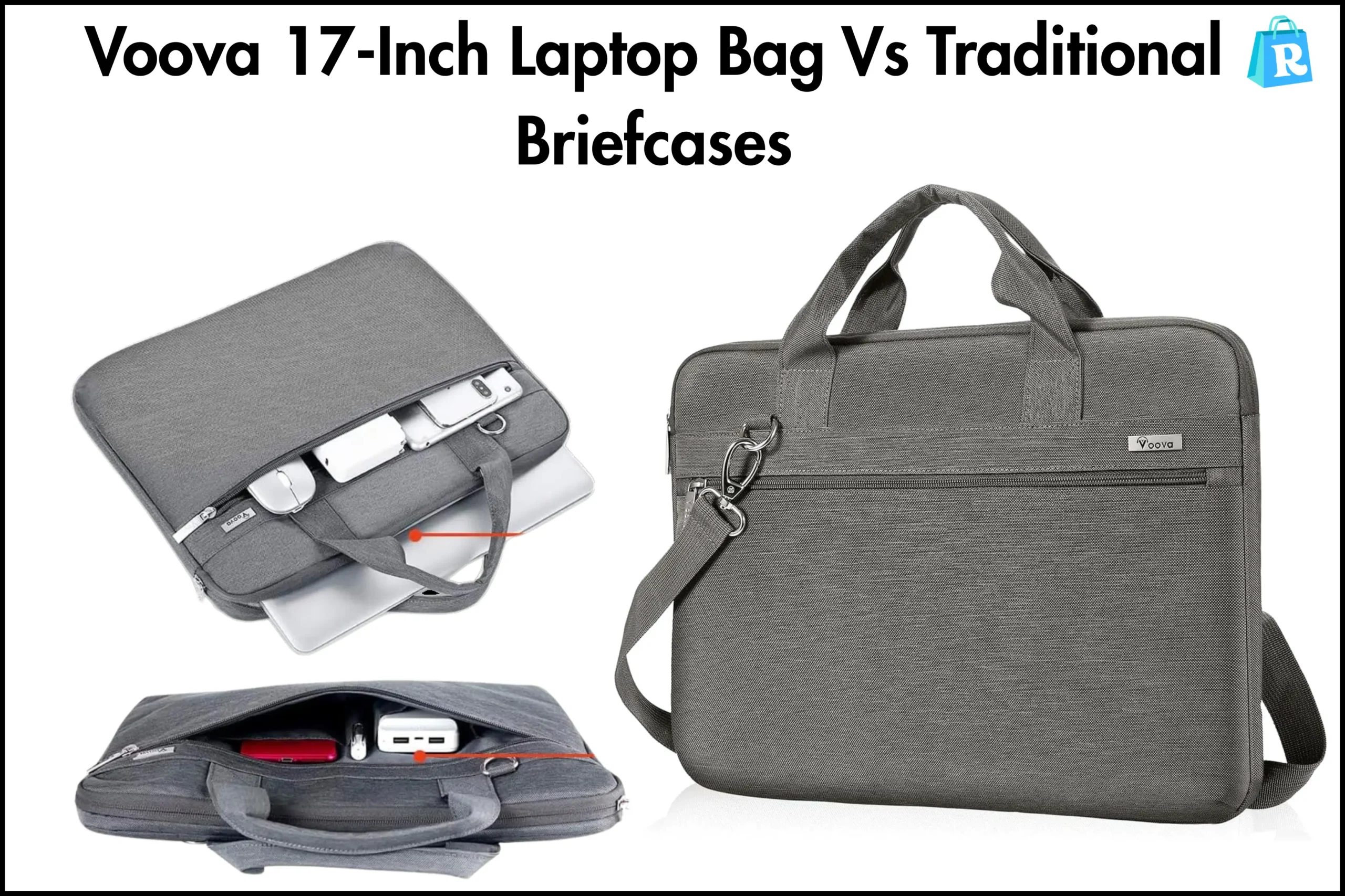 Voova 17-Inch Laptop Bag Vs Traditional Briefcases